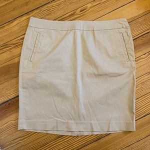 LL Bean Khaki skirt